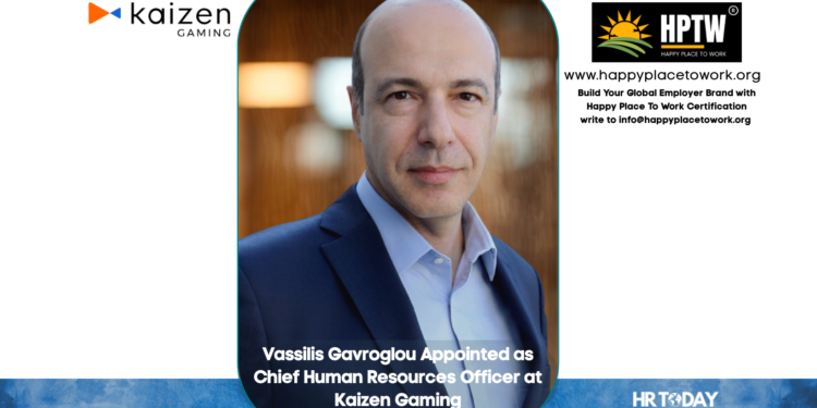 Vassilis Gavroglou Appointed as Chief Human Resources Officer at Kaizen Gaming