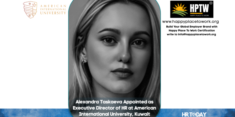 Alexandra Taskaeva Appointed as Executive Director of HR at American International University, Kuwait