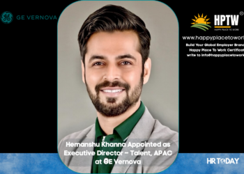 Hemanshu Khanna Appointed as Executive Director – Talent, APAC at GE Vernova