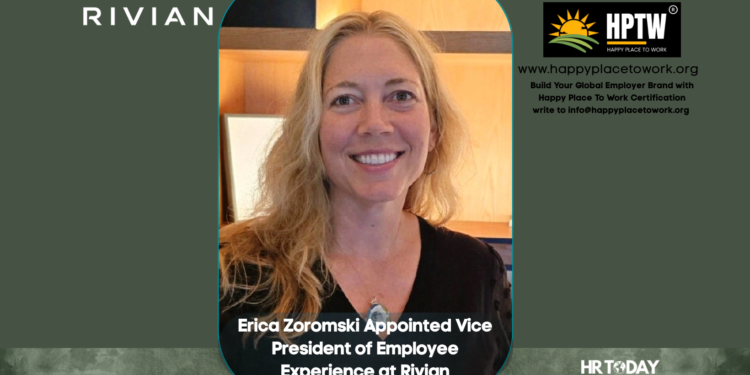 Erica Zoromski Appointed Vice President of Employee Experience at Rivian