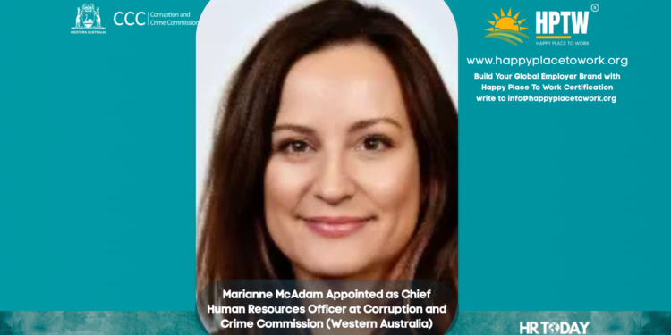 Marianne McAdam Appointed as Chief Human Resources Officer at Corruption and Crime Commission (Western Australia)