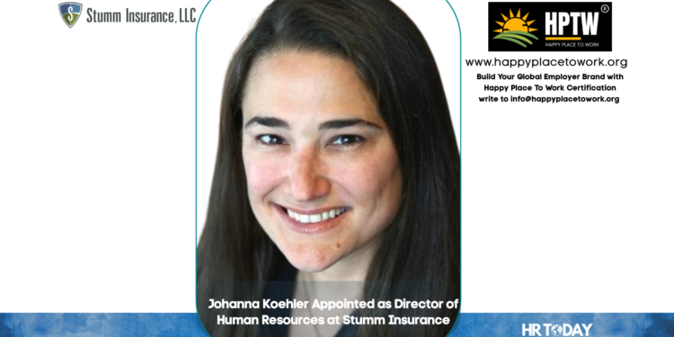 Johanna Koehler Appointed as Director of Human Resources at Stumm Insurance