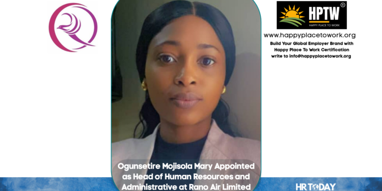 Ogunsetire Mojisola Mary Appointed as Head of Human Resources and Administrative at Rano Air Limited