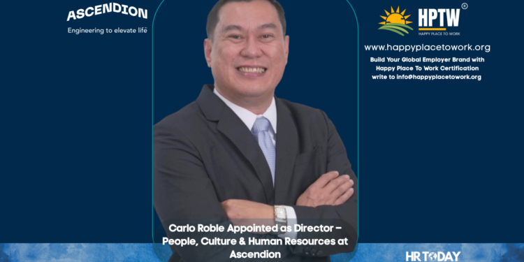 Carlo Roble Appointed as Director – People, Culture & Human Resources at Ascendion