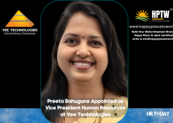 Preeta Bahugune Appointed as Vice President Human Resources at Vee Technologies