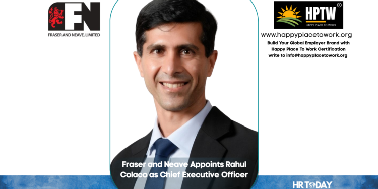 Fraser and Neave Appoints Rahul Colaco as Chief Executive Officer