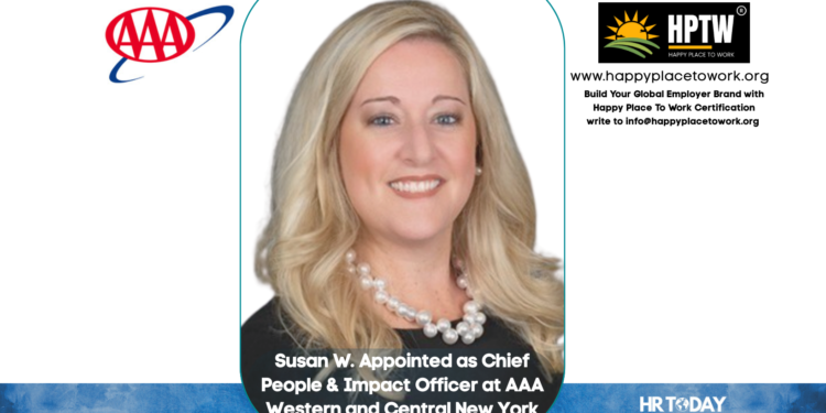 Susan W. Appointed as Chief People & Impact Officer at AAA Western and Central New York