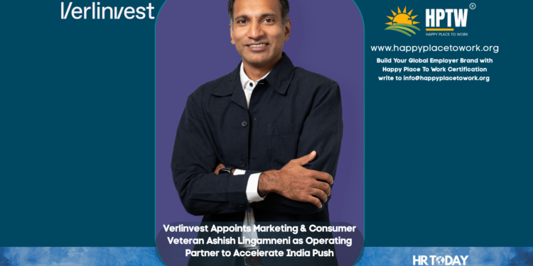 Verlinvest Appoints Marketing & Consumer Veteran Ashish Lingamneni as Operating Partner to Accelerate India Push