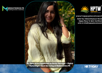 Ms. Disha Arora Appointed as Senior Manager – Digital Marketing & Client Servicing at Mediatronics PR