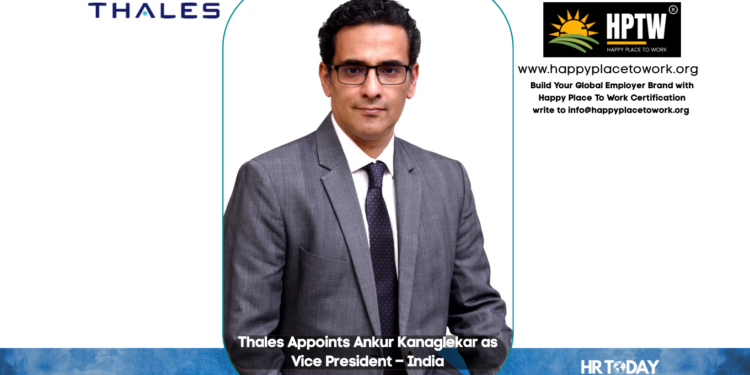 Thales Appoints Ankur Kanaglekar as Vice President – India