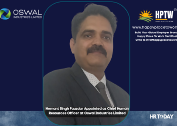 Hemant Singh Fauzdar Appointed as Chief Human Resources Officer at Oswal Industries Limited