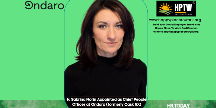 N. Sabrina Morin Appointed as Chief People Officer at Ondaro (formerly Cask NX)