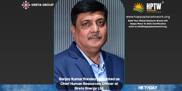 Sanjay Kumar Pandey Appointed as Chief Human Resources Officer at Greta Energy Ltd.