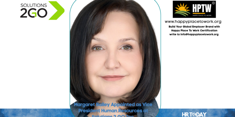 Margaret Bailey Appointed as Vice President Human Resources at Solutions 2 GO Inc.