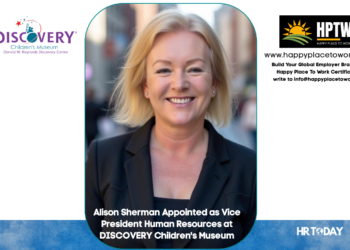 Alison Sherman Appointed as Vice President Human Resources at DISCOVERY Children's Museum