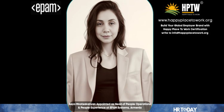 Asya Mnatsakanyan Appointed as Head of People Operations & People Experience at EPAM Systems, Armenia
