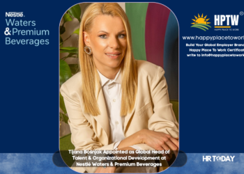 Tijana Bošnjak Appointed as Global Head of Talent & Organizational Development at Nestlé Waters & Premium Beverages