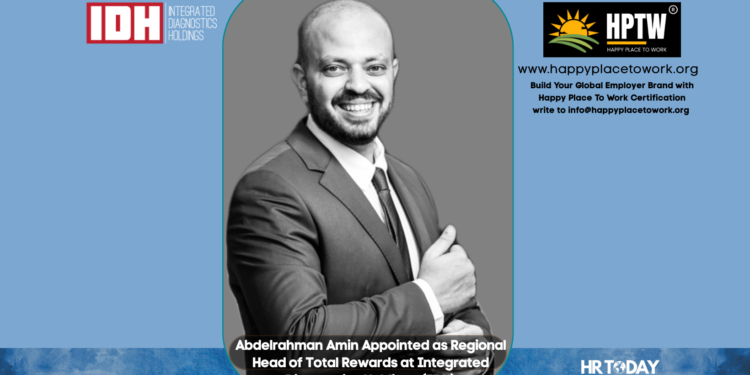 Abdelrahman Amin Appointed as Regional Head of Total Rewards at Integrated Diagnostics Holdings (IDH)