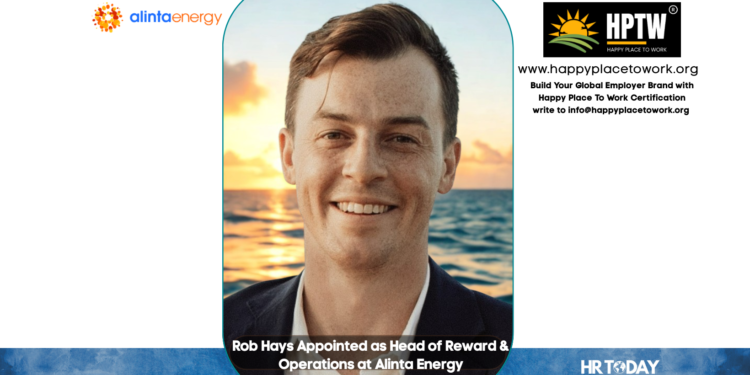 Rob Hays Appointed as Head of Reward & Operations at Alinta Energy