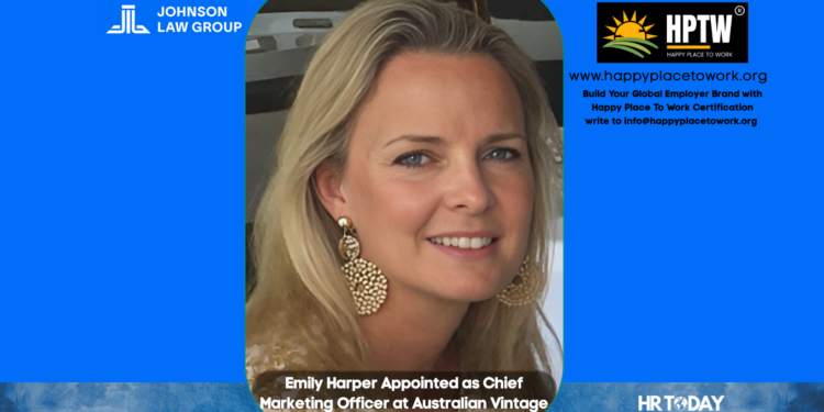 Emily Harper Appointed as Chief Marketing Officer at Australian Vintage