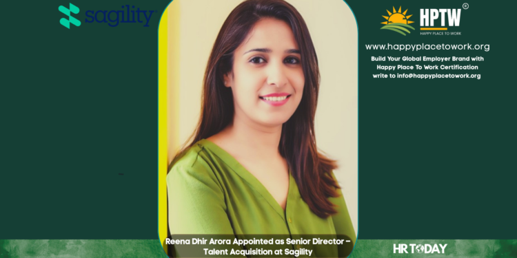 Reena Dhir Arora Appointed as Senior Director – Talent Acquisition at Sagility