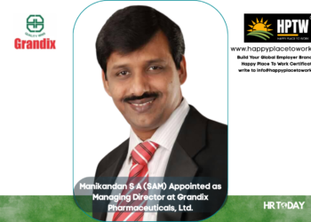 Manikandan S A (SAM) Appointed as Managing Director at Grandix Pharmaceuticals, Ltd.