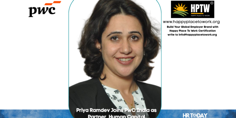 Priya Ramdev Joins PwC India as Partner, Human Capital