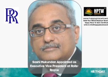 Sashi Mukundan Appointed as Executive Vice President at Rolls-Royce