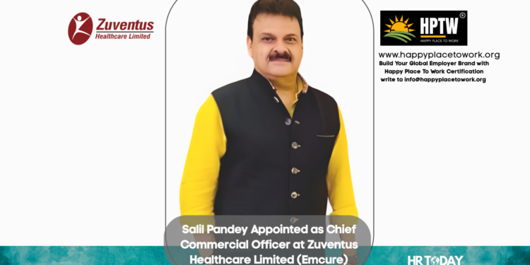 Salil Pandey Appointed as Chief Commercial Officer at Zuventus Healthcare Limited (Emcure)