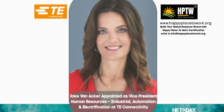 Joke Van Acker Appointed as Vice President Human Resources – Industrial, Automation & Electrification at TE Connectivity