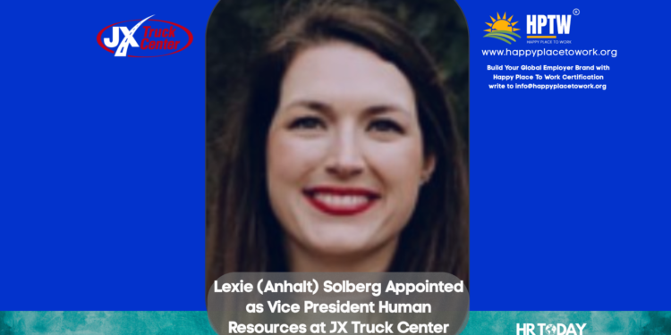 Lexie (Anhalt) Solberg Appointed as Vice President Human Resources at JX Truck Center