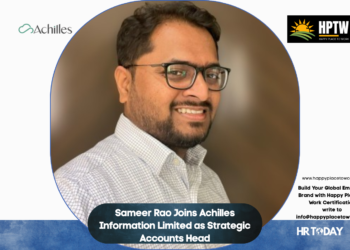 Sameer Rao Joins Achilles Information Limited as Strategic Accounts Head
