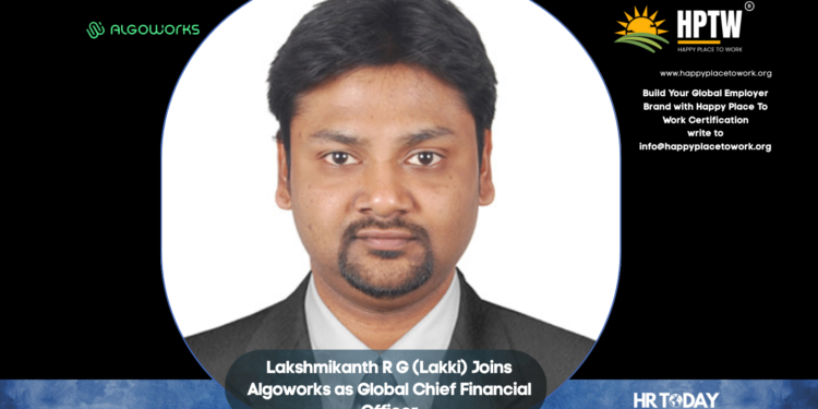 Lakshmikanth R G (Lakki) Joins Algoworks as Global Chief Financial Officer