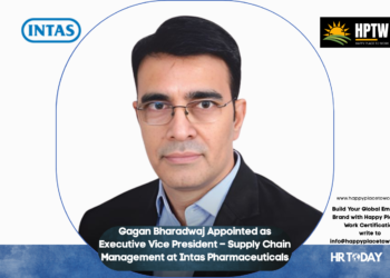 Gagan Bharadwaj Appointed as Executive Vice President – Supply Chain Management at Intas Pharmaceuticals