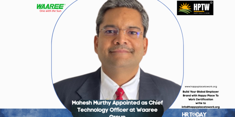 Mahesh Murthy Appointed as Chief Technology Officer at Waaree Group