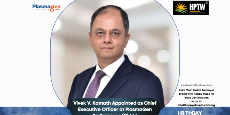 Vivek V. Kamath Appointed as Chief Executive Officer at PlasmaGen BioSciences (P) Ltd