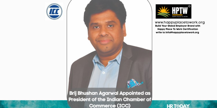 Brij Bhushan Agarwal Appointed as President of the Indian Chamber of Commerce (ICC)