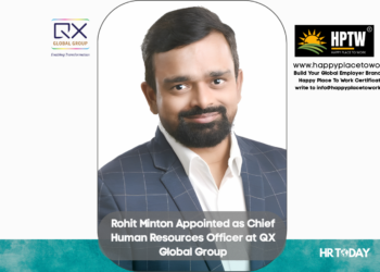 Rohit Minton Appointed as Chief Human Resources Officer at QX Global Group