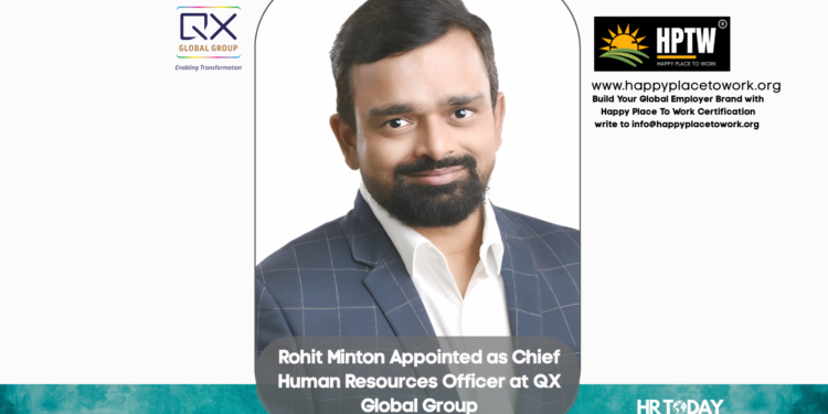 Rohit Minton Appointed as Chief Human Resources Officer at QX Global Group