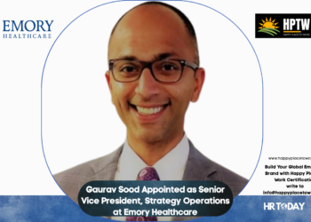 Gaurav Sood Appointed as Senior Vice President, Strategy Operations at Emory Healthcare
