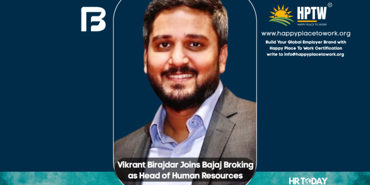 Vikrant Birajdar Joins Bajaj Broking as Head of Human Resources