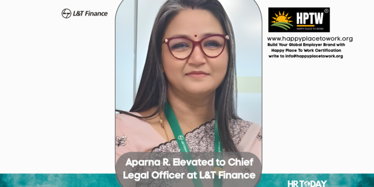 Aparna R. Elevated to Chief Legal Officer at L&T Finance