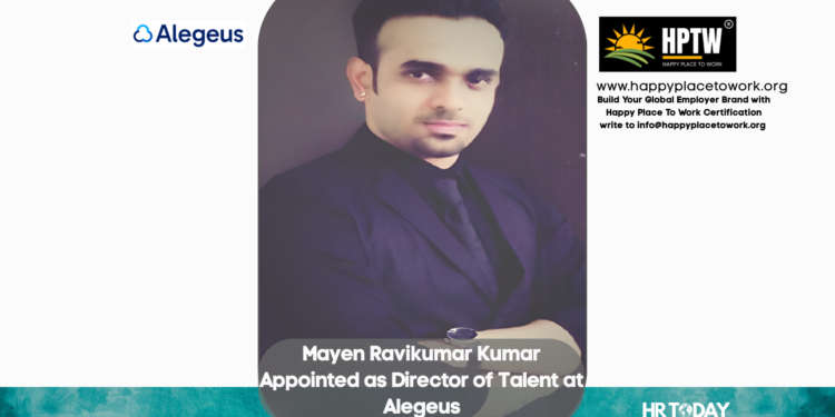 Mayen Ravikumar Kumar Appointed as Director of Talent at Alegeus