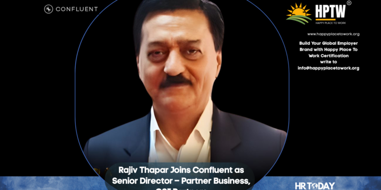 Rajiv Thapar Joins Confluent as Senior Director – Partner Business, GSI Partners