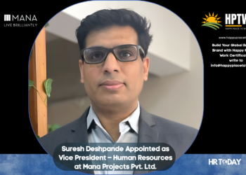 Suresh Deshpande Appointed as Vice President – Human Resources at Mana Projects Pvt. Ltd.