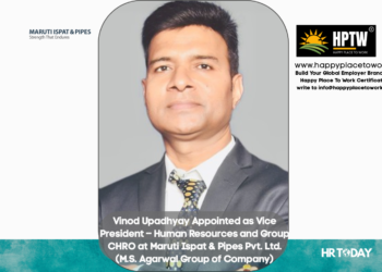 Vinod Upadhyay Appointed as Vice President – Human Resources and Group CHRO at Maruti Ispat & Pipes Pvt. Ltd. (M.S. Agarwal Group of Company)