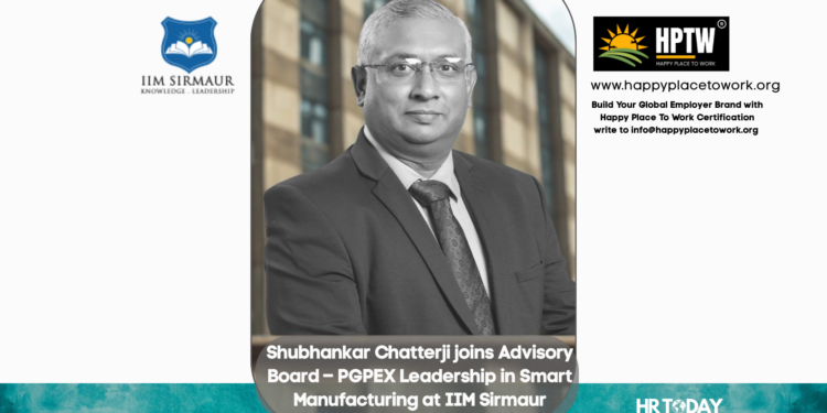 Shubhankar Chatterji joins Advisory Board – PGPEX Leadership in Smart Manufacturing at IIM Sirmaur