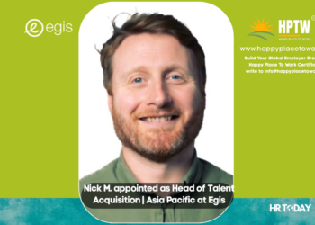 Nick M. appointed as Head of Talent Acquisition | Asia Pacific at Egis