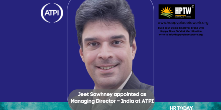 Jeet Sawhney appointed as Managing Director – India at ATPI