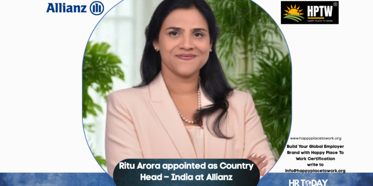 Ritu Arora appointed as Country Head – India at Allianz